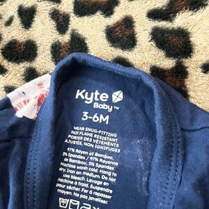 Kyte BABY Navy Blue Infant onesies